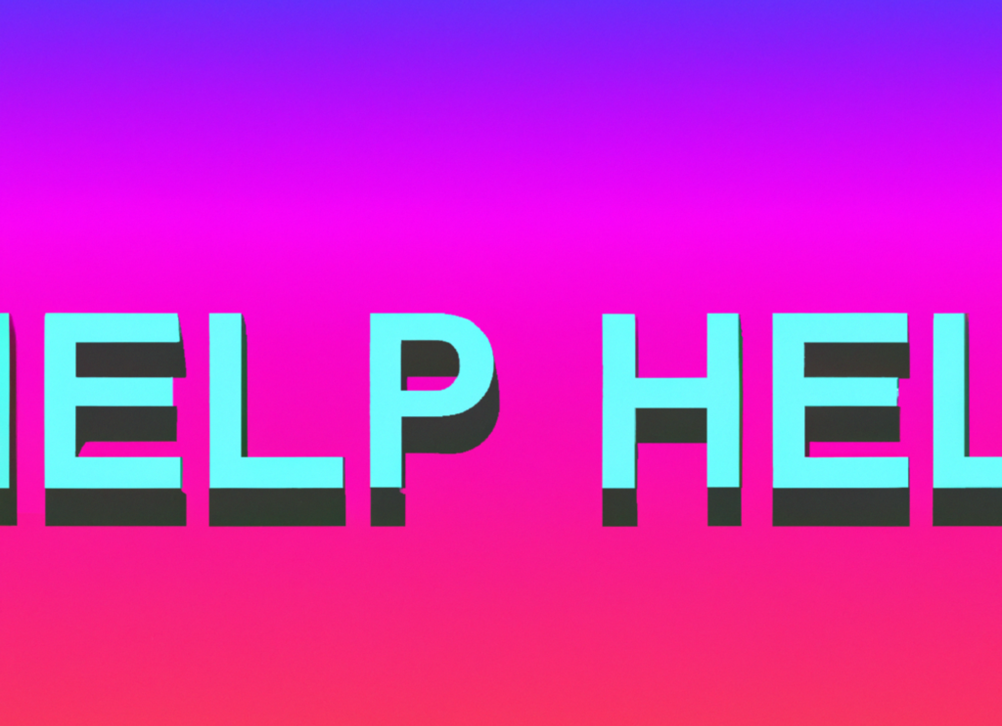 DALLE 2023 08 30 17 55 45 the beatles band say help in the style of vaporwave
