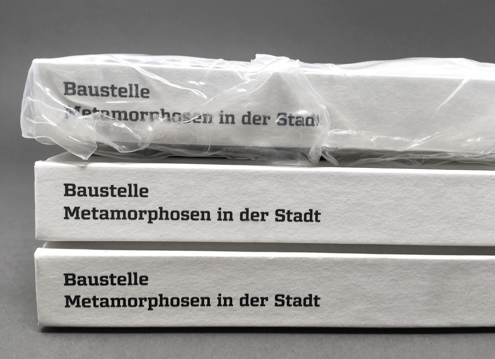 Baustelle Buero Haeberli Print Buch 1 Baustelle dunkel