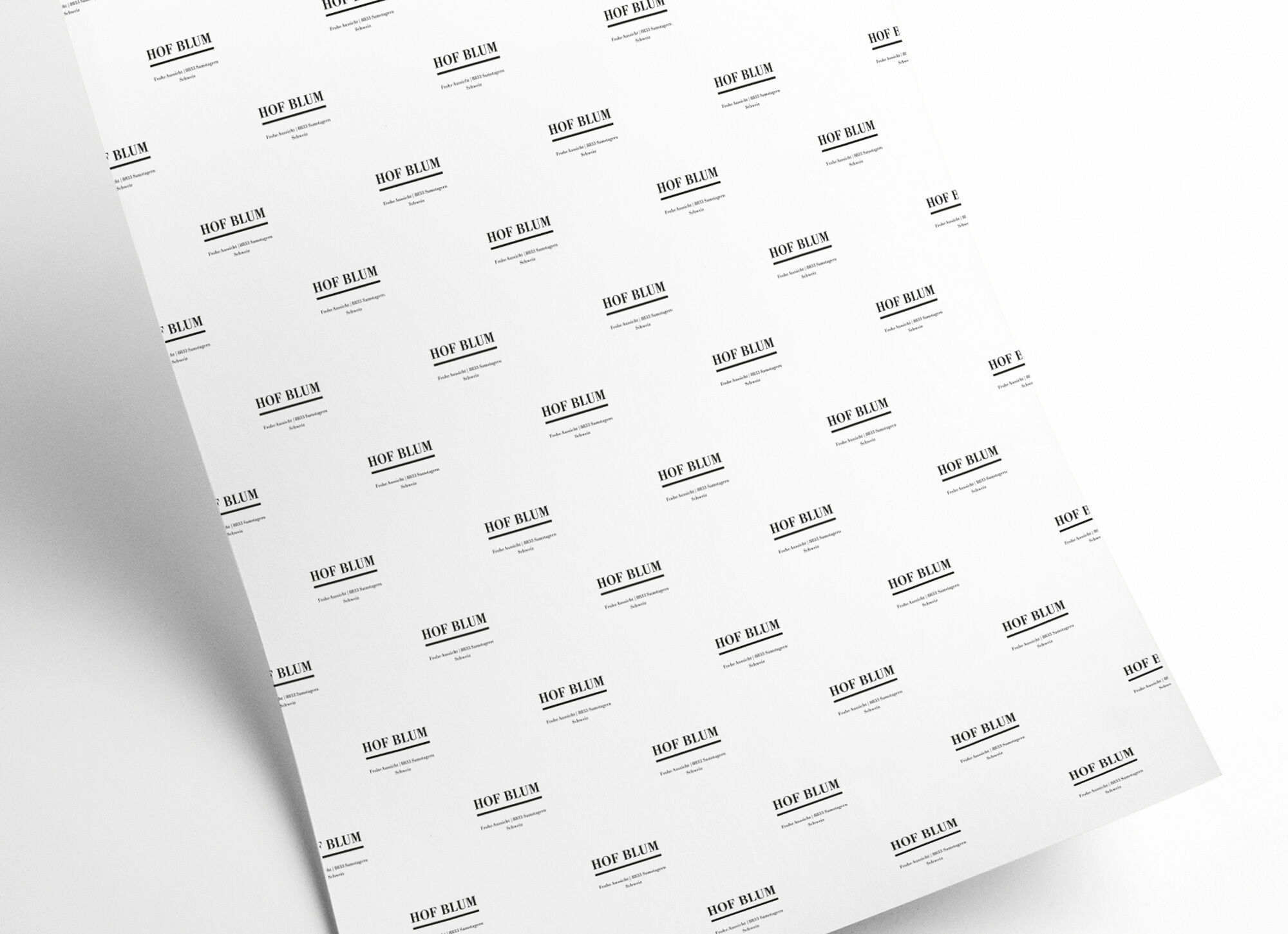 Hof Blum Hof Blum Einpackpapier 01