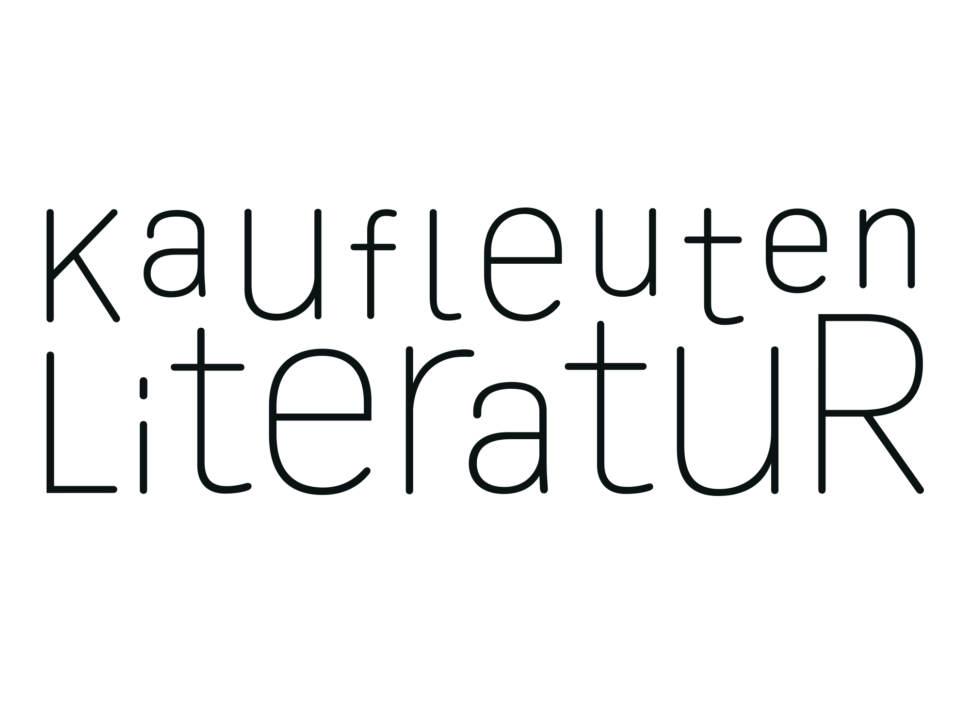 Kaufleuten Literatur Kaufleuten Kultur KL Schriftzug