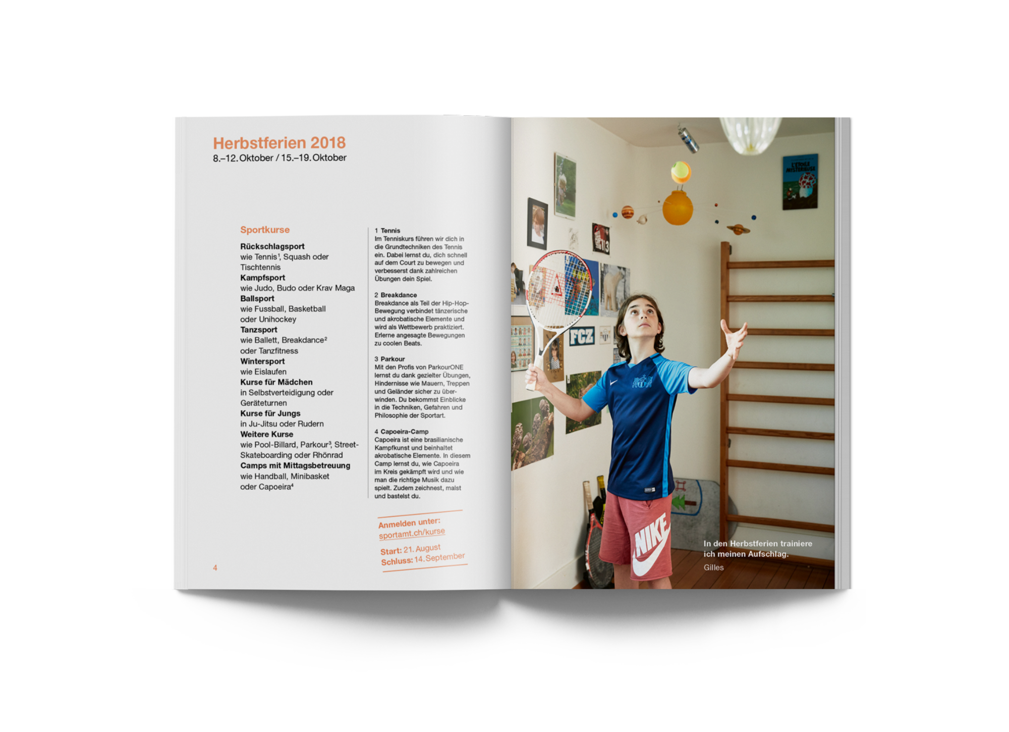 Sportamt Zürich - Kurskompass Buerohaeberli Print Kurskompass Ausgabe01 03