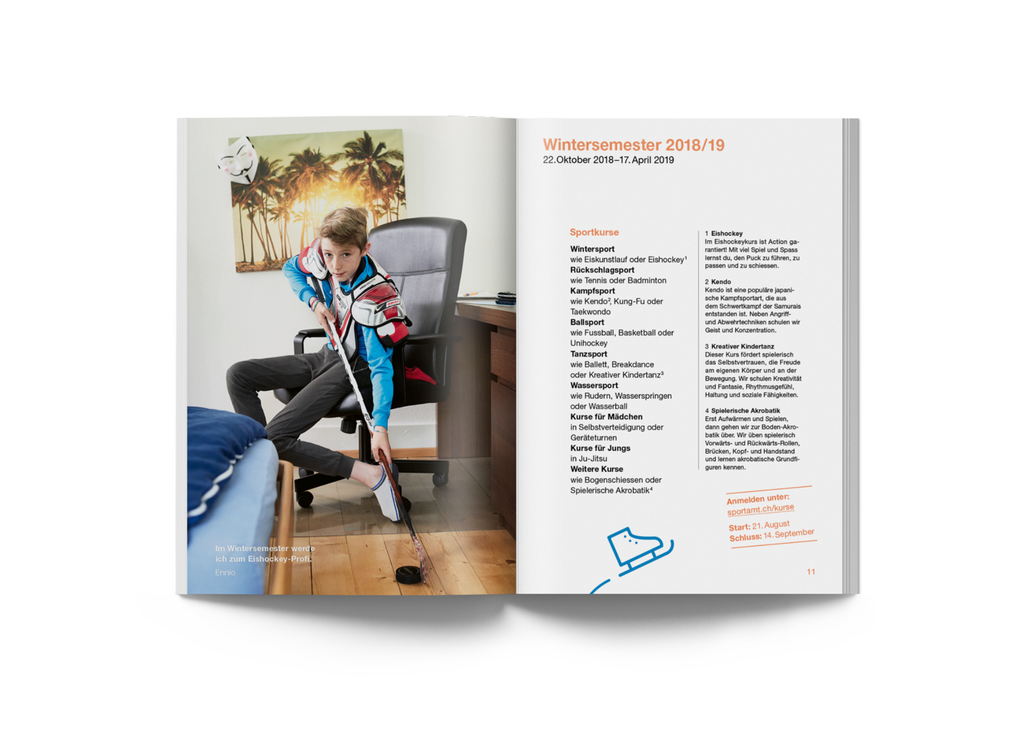 Sportamt Zürich - Kurskompass Buerohaeberli Print Kurskompass Ausgabe01 04