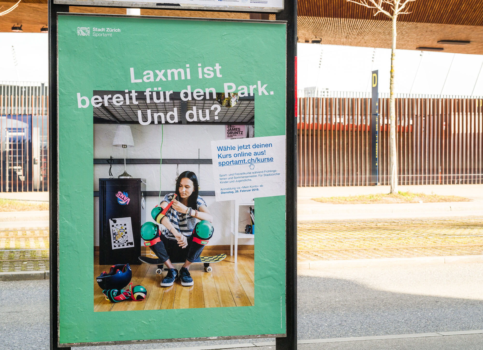 Sportamt Zürich - Kurskompass Buerohaeberli Print Kurskompass Plakat 01