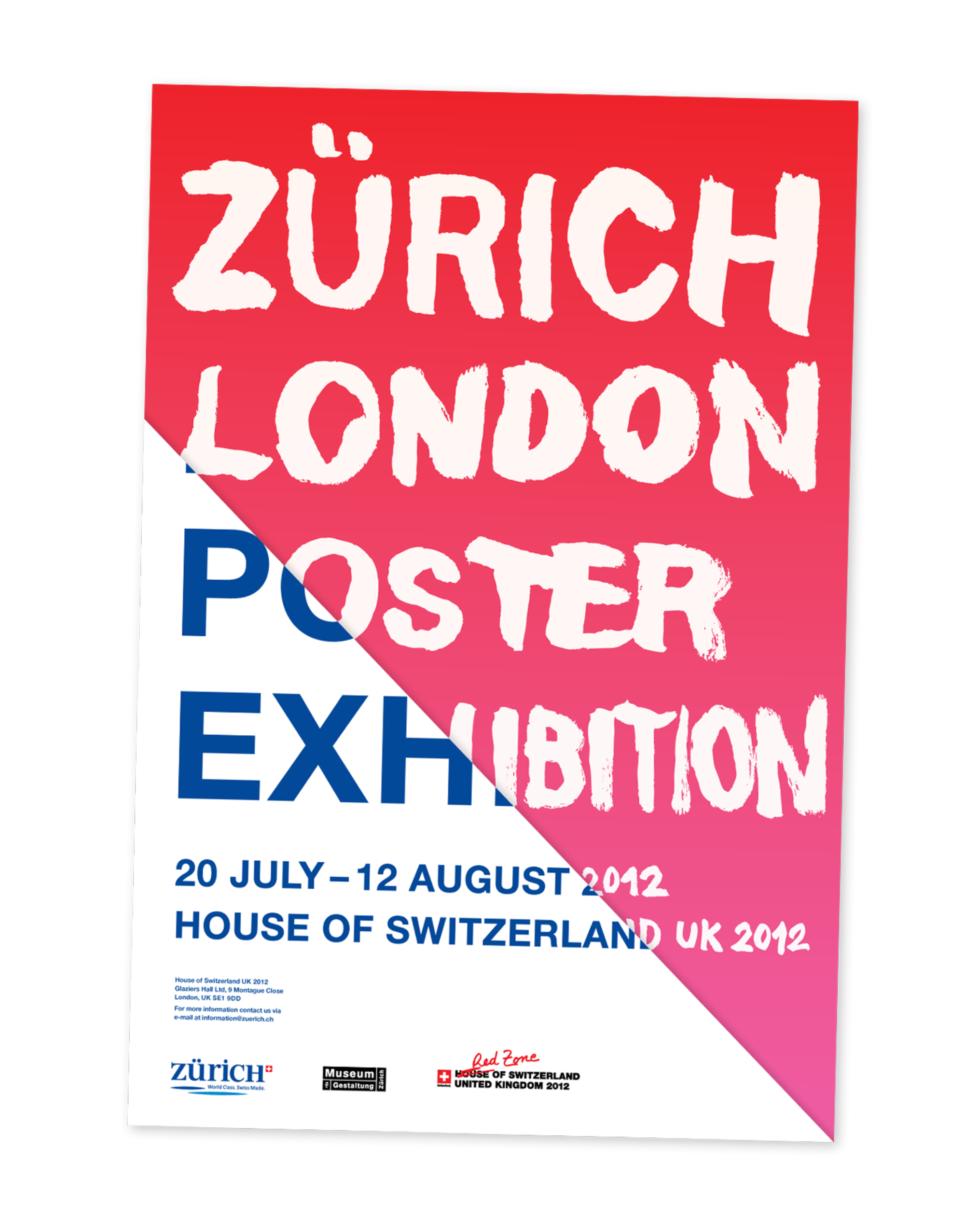 Stadt Zürich – Zürich London Zuerich London Posterexhibition Poster 01 Portrait