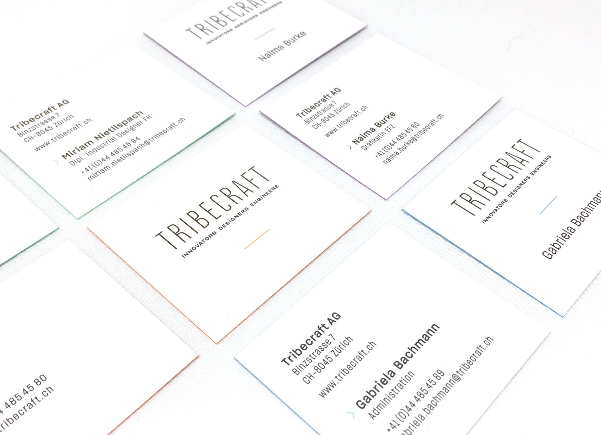 Tribecraft Identity Buerohaeberli Identity 8 Tribecraft Businesscards
