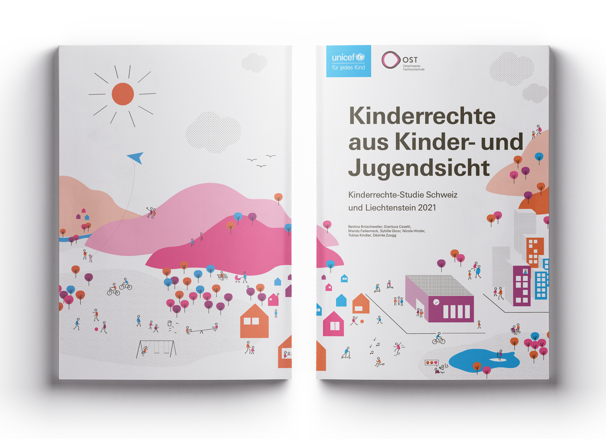 UNICEF Schweiz und Liechtenstein Buero Haeberli Print Unicef Kinderbericht Einstieg2