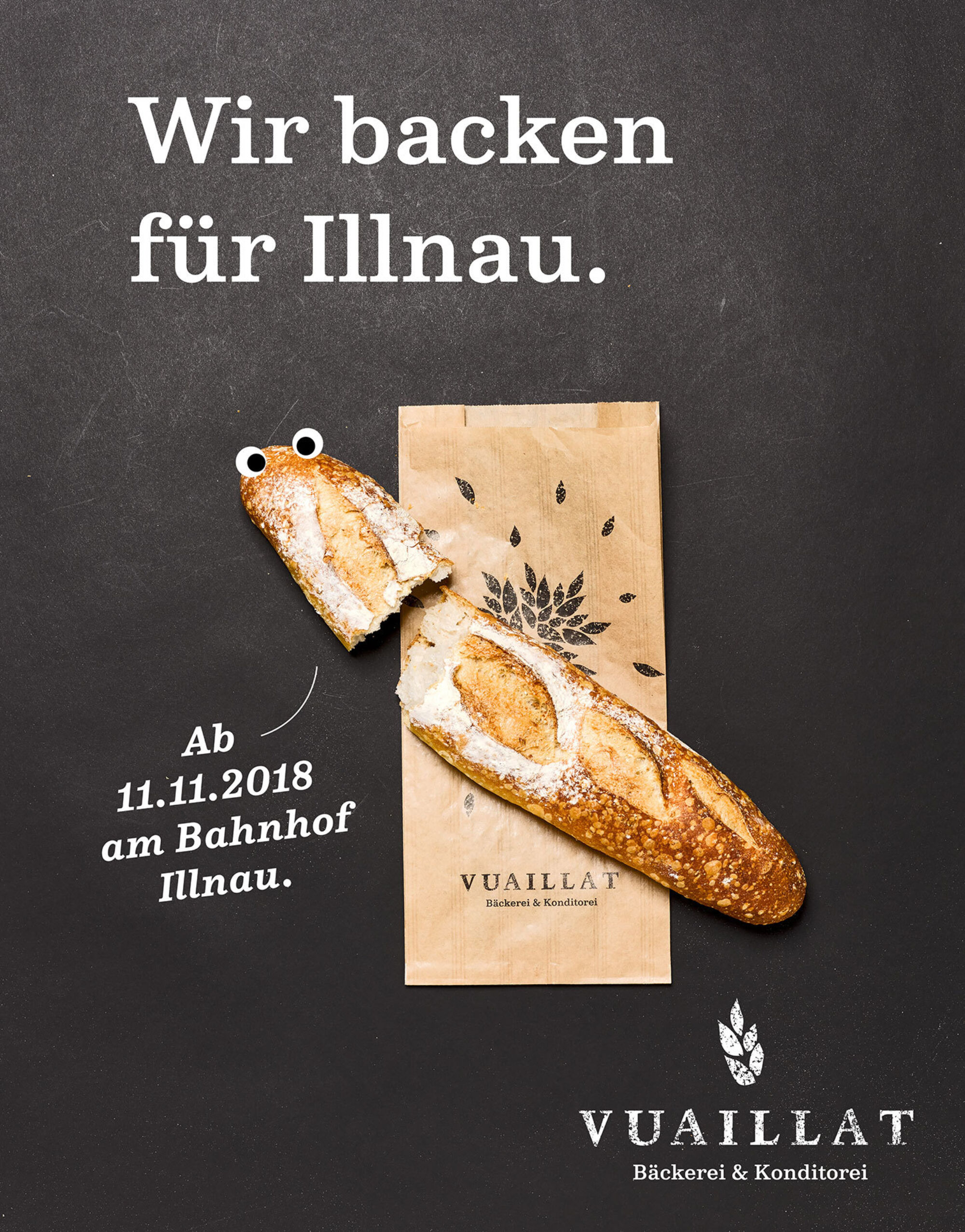 Vuaillat Bäckerei & Konditorei Buerohaeberli Packaging Vuaillat 10 Plakat