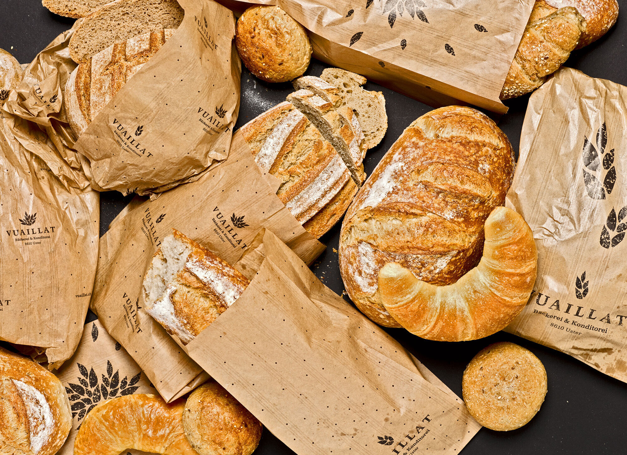 Vuaillat Bäckerei & Konditorei Buero Haeberli Vuaillat Brotverpackungen 01